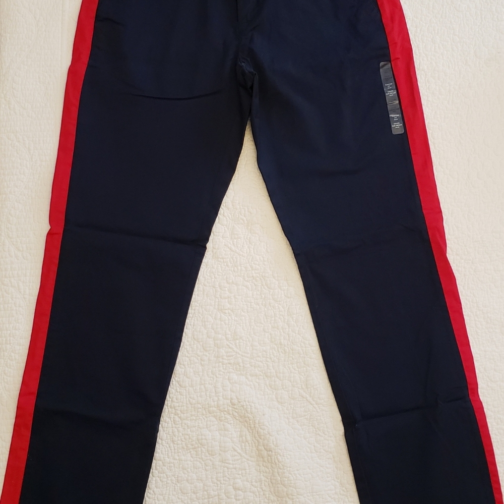 Tommy Hilfiger Mens Side Stripe Casual Chino Pants
